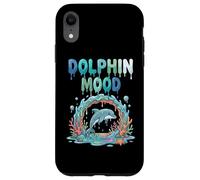 Delfín Mood Cute Ocean Delfín Coral Reef Sea Carcasa para iPhone XR