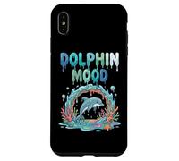 Delfín Mood Cute Ocean Delfín Coral Reef Sea Carcasa para iPhone XS MAX