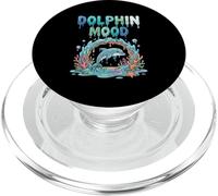 Delfín Mood Cute Ocean Delfín Coral Reef Sea PopSockets PopGrip para MagSafe