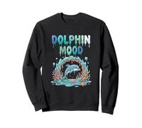 Delfín Mood Cute Ocean Delfín Coral Reef Sea Sudadera