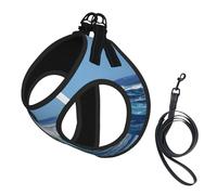 Delfín mular común,Arnés para Mascotas, arnés Reflectante Ajustable para Perros,S