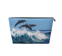 Delfín mular común, Bolsa de Maquillaje Bolsa de cosméticos Bolsa de artículos de tocador de Viaje portátil Bolsa de artículos de tocador