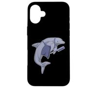 Delfin Peluquero Peine Carcasa para iPhone 16 Plus