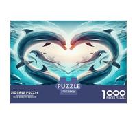 Delfín Puzzles De 1000 Pièces Jeux Éducatifs Puzzles À Pièces De Décoration Élégante Carton 100% Recyclé Cadeaux Pour Hommes Pour Adultes 38x26cm/1000pcs