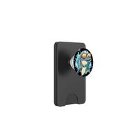 Delfín relajado en tonos para un toque relajado PopSockets PopWallet para MagSafe