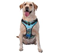 Delfín Submarino,Arnés para Mascotas, arnés Reflectante Ajustable para Perros,S