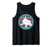 Delfín Vintage Océano Amor Fauna Marina Biología Camiseta sin Mangas