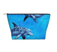 Delfines, Bolsa de artículos de tocador Bolsa de Maquillaje Bolsa de cosméticos Bolsa de artículos de tocador de Viaje portátil