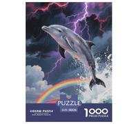 delfínJigsaw Puzzles for Adults 1000 Pieces Age 12+ for Adults Challenge HighDifficulty Beautiful Decoration for Women Gifts for Man38x26cm/1000pcs