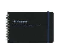 Delfonics Rollbahn Cuadernos De Espiral Horizontales: 7 in. x 4 in. (Negro)