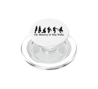 Delft Holland Windmill Blue Tile Art Dutch Canal Porcelain PopSockets PopGrip para MagSafe