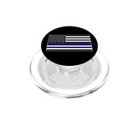 Delgada Linea Azul Bandera Americana DE Nosotros Honor A LA POLICÍA Vida Importante PopSockets PopGrip para MagSafe