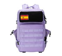 Delgeo Mochila Tactica 45L Militar, Gran Capacidad Mochila Crossfit, Plegable Impermeable Mochila Para Montañismo,Senderismo,Camping y Viajes (Púrpura)