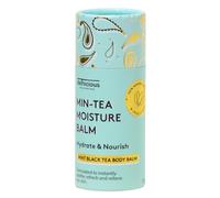 Delhicious Bálsamo corporal hidratante Min-Tea para piel seca con picazón - Hidratante calmante de menta y manteca de karité - Alivio del eccema, tratamiento de psoriasis - Natural, vegano, ayurveda