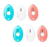 Deli E2050 - Juego de 6 moldes para papel, cartón e hilos, multicolor