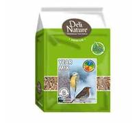 DELI NATURE - Mixtura Year Mix para Aves Silvestres, 1 kg, Mezcla Energética de Semillas y Cereales, Alimentación Completa para Pájaros de Exterior todo el Año