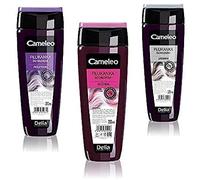 Delia Cameleo Set de 3 acondicionadores de pelo de color plateado, rosa, violeta, antiamarillo, blanco plateado, 3 x 200 ml para rubio, gris y cabello teñido