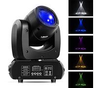 DELIBANG 100W 8 Prismas Cabezal móvil LED RGB DMX-12CH luz de escenario 8 gobos giratorios + 12 colores Iluminación DJ Auto luces de discoteca para fiesta Bar Boda Club Halloween Navidad