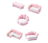 Delicada colección de muebles en miniatura de resina perfecta para casas de muñecas, decoración de sala de estar, casas de muñecas, muebles de sala de estar, miniaturas