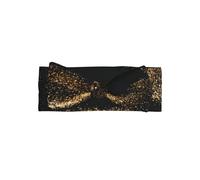 Delicada diadema con lazo para bebé con estampado de arena dorada y negra, diadema para recién nacidos y bebés con atractivo de regalo de luna llena