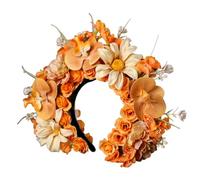 Delicada diadema de flores para bodas, festivales, guirnaldas, tocados tradicionales de cultura china para cualquier ocasión