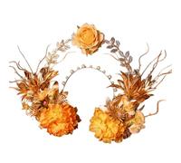Delicada diadema de flores para el pelo para fiesta de boda, diadema tradicional china para cualquier ocasión