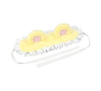 Delicada diadema de orejas de oso, plisada, de encaje, estéreo, para primavera, verano, fiesta de cosplay, para mujeres, adolescentes, cosplay, diadema para mujer, diadema de cosplay, orejas de oso,