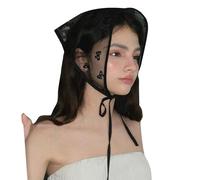 Delicada diadema de primavera para mujer, de encaje transparente, perfecta para fiestas, discotecas, bodas
