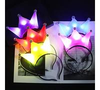Delicada diadema luminosa múltiple de color aleatorio, diadema colorida brillante para niñas dulces, diadema para fotografía, diademas iluminadas para mujeres, diademas iluminadas para fiestas