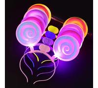Delicada diadema luminosa múltiple de color aleatorio, diadema colorida brillante para niñas dulces, diadema para fotografía, diademas iluminadas para mujeres, diademas iluminadas para fiestas