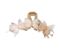 Delicada pinza de pelo de mariposa, accesorio de agarre fuerte, pinza para el pelo, decoración para el cabello para uso diario y ocasiones especiales