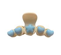 Delicada pinza para el pelo de estrella y corazón, coleta para mujer, accesorios para el cabello femenino, elegante pinza para el pelo para mujer, pinza para el pelo fino para mujer, organizador de