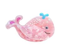 Delicada y cómoda pinza para el pelo con dibujos animados de la serie Biología Marina, accesorios para mostrar tu pasión por la mujer