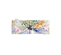 Delicada y hermosa diadema con lazo para bebé con estampado de árbol de cuatro estaciones, diadema para recién nacidos y bebés con atractivo de regalo de luna llena