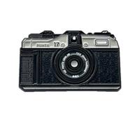 Delicado broche con forma de cámara de película, elegante broche para mujer, broche de celebración de boda, adecuado para uso diario y fiesta, broche de cámara vintage para fotógrafos