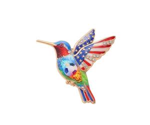 Delicado broche con plumas que no destiñe, cierre seguro para banquete, broche de pájaro con plumas, ligero, Pin de solapa con deslustre