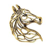 Delicado broche de caballo, Pin de aleación, joyería para pecho, ramillete ligero para mujeres y hombres, selección de colores, solapa de Animal