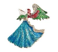Delicado broche de diamantes de imitación broche vestido de fiesta broche de ángel único adecuado para mujeres que prestan vestidos y trajes vintage alloy Angel Pin
