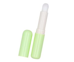 Delicado cepillo de maquillaje de fibra sintética para bálsamo de labios, brillo y corrector, brochas de maquillaje profesional con mango elástico
