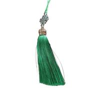 Delicado colgante de nudo chino tejido a mano con borlas para entusiastas de la cultura tradicional y regalos únicos