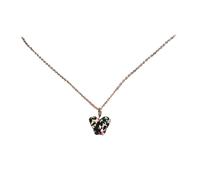 Delicado collar con colgante en forma de libélulas/mariposa, longitud ajustable, joyería para mujeres y niñas, collar ligero de libélulas/mariposa, talla única, como se describe, como se describe