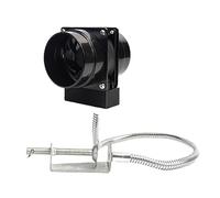 Delicado extractor de fumadores de 8 cm ventilador 1200 MAH Hobby de extractor de humo de soldadura para impresoras operadas con batería
