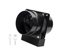 Delicado extractor de fumadores de 8 cm ventilador 1200 MAH Hobby de extractor de humo de soldadura para impresoras operadas con batería