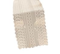 Delicado mantel de encaje transparente tela de secado rápido portátil para fiestas, picnics, eventos, uso diario, elegante mantel de comedor