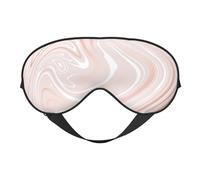 Delicado mármol rosa de mármol con imitación de oro rosa., Cubreojos completos Antifaz bloqueador de luz Antifaz para dormir Antifaz suave con los ojos vendados Noche