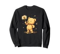 Delicado oso de peluche con diente de león para un ambiente tranquilo Sudadera
