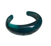 Delicado patrón floral de resina transparente cómoda piedra preciosa mujer diario elegante encanto cómodo resina uso diario, フリーサイズ