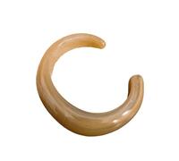 Delicado patrón floral de resina transparente cómoda piedra preciosa mujer diario elegante encanto cómodo resina uso diario, フリーサイズ