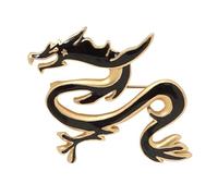 Delicado pin de solapa en forma de dragón joyas retro broche accesorio aguja para personalizar