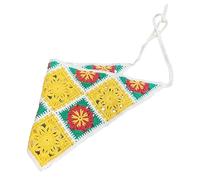 Delicado turbante de ganchillo para niñas calientes para tomar fotos, diadema de punto para mujer, accesorio para el cabello de viaje, diadema de ganchillo para mujer, diadema hecha a mano con patrón
